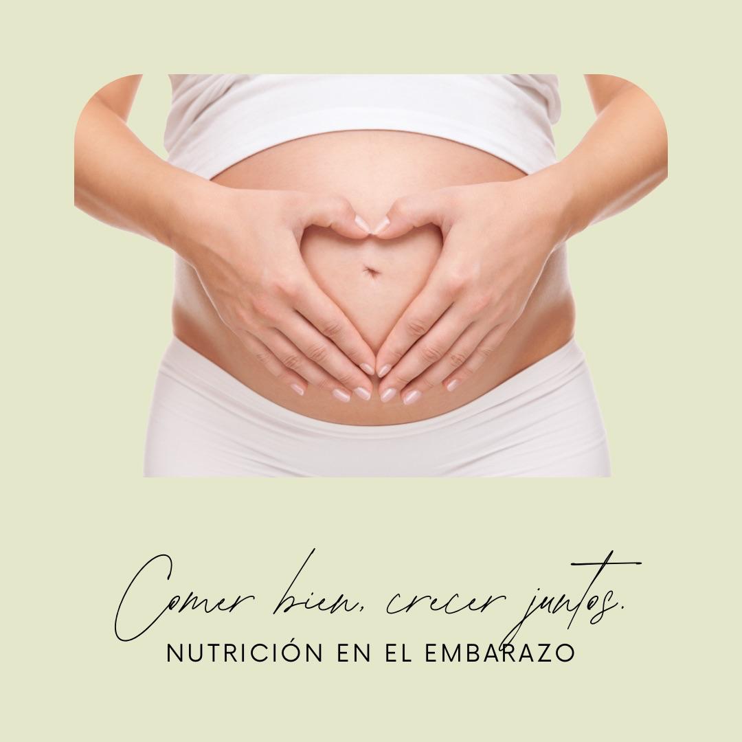 Nutrición en el embarazo y ejemplo de menú